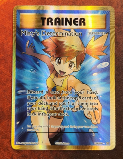 Pokemon TCG Misty's Determination Full Art Holo Ultra Rare Evolutions 108/108 - Image 1