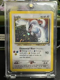 Pokemon Lugia Neo Genesis Holo Card 9/111, RAW - Image 1
