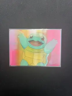 1998 Pokemon Video Pioneer Lenticular Squirtle Viz Promo Card Pika-0023D/DVD - Image 1