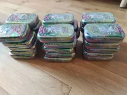 30 boxes Pokemon Scarlet Violet Prismatic Evolutions Mini Tin New Sealed inhand - Image 4