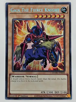 YuGiOh - MZMU-EN058 Gaia The Fierce Knight - Secret Rare - Image 1