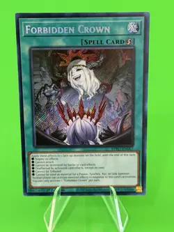 Yu-Gi-Oh Burst Protocol Forbidden Crown Secret Rare BPRO-EN067 NM!!! - Image 1