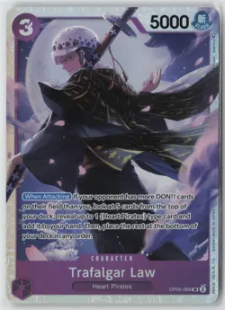 One Piece TCG Trafalgar Law SR OP05-069 Awakening of the New Era English - Image 1