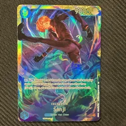 Sanji OP06-119 SEC The Best Vol.2 Premium Booster Foil Secret Rare One Piece NM - Image 1