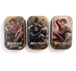 Bandai One Piece Card Game Tin Pack Set Vol. 2 [Set of 3] New, Factory Sealed🔥 - Image 1