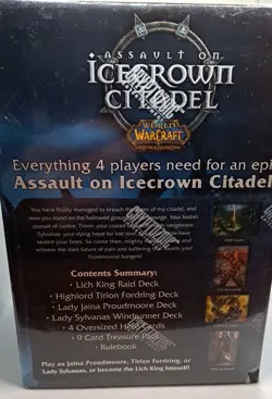 World of Warcraft TCG Assault on Icecrown Citadel Raid Deck Sealed Brand New - Image 5