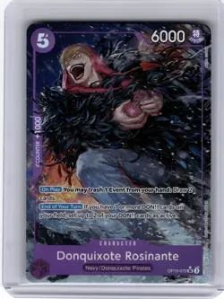 2025 One Piece Card Game—Donquixote Rosinante #OP10-072 Royal Blood— Alt Art - Image 1