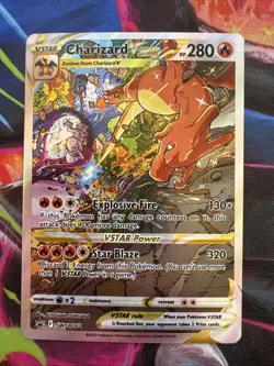 Pokemon Charizard VSTAR SWSH262 Sword & Shield Promo Holo 280 HP Full Art Card - Image 1