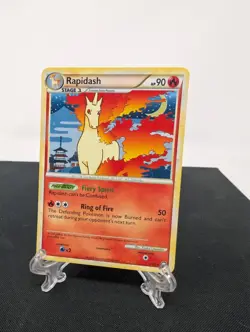 2010 RAPIDASH 8/102 HeartGold SoulSilver TRIUMPHANT POKEMON CARD RARE-HOLO-NM/LP - Image 1