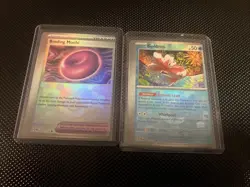 Two Miscut Cards Pokemon - Image 1