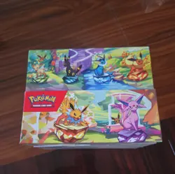 Pokemon Prismatic Evolutions Mini Tin Display EMPTY Box No Cards or Packs - Image 1