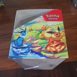 Pokemon Prismatic Evolutions Mini Tin Display EMPTY Box No Cards or Packs - Image 2