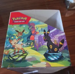 Pokemon Prismatic Evolutions Mini Tin Display EMPTY Box No Cards or Packs - Image 4