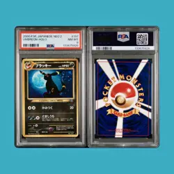 2000 Pokemon Umbreon Holo Card Japanese NEO 2 PSA 8 #197 Rare Fresh Grade 📈 - Image 4