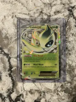 Pokemon Celebi EX 9/149 Boundaries Crossed Ultra Rare Full Art Holo Card - Image 1