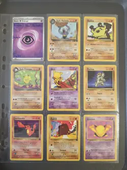 Vintage Pokemon TCG - Team Rocket Bundle - 10 Card - Conditions Vary See Pics - Image 1