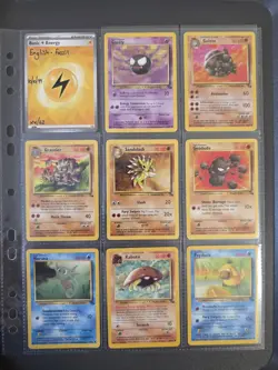 Vintage Pokemon TCG - Fossil Bundle - 9 Card - Conditions Vary See Pics - Image 1