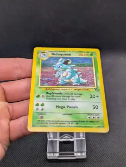Nidoqueen 7/64 Holo Jungle Set Pokemon Card WOTC LP/Played - Image 3