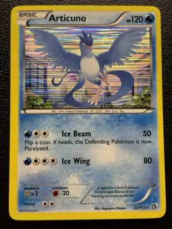 Articuno 32/113 - Black & White Legendary Treasures Holo Rare Pokemon Card LP - Image 1