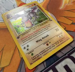 Aerodactyl Prerelease Holo 1/62 Fossil 1st Edition WotC Pokemon Card See Photos - Image 4