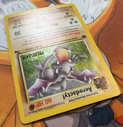 Aerodactyl Prerelease Holo 1/62 Fossil 1st Edition WotC Pokemon Card See Photos - Image 5