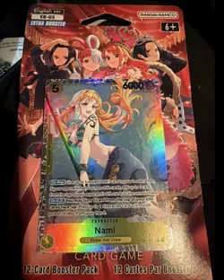 Nami EB03-053 SR Foil English One Piece TCG Card Near Mint - Image 1