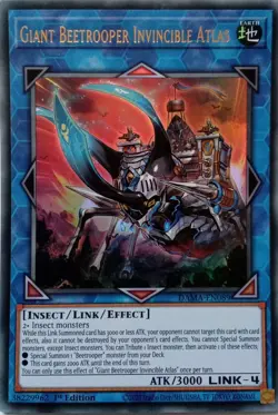 DAMA-EN089 GIANT BEETROOPER INVINCIBLE ATLAS ULTRA RARE 1ST EDITION YuGiOh CARD - Image 1