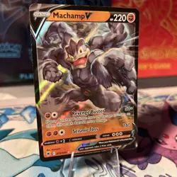 Pokemon Card Machamp V 072/189 Astral Radiance Holo Ultra Rare NM - Image 3