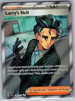 Larry's Skill 139/131 SV: Prismatic Evolutions - Pokemon Card - NM - Image 1