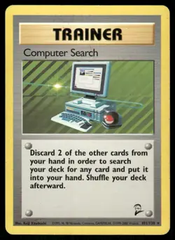 Computer Search 101/130 Base Set 2 Pokemon TCG trading card - Image 1