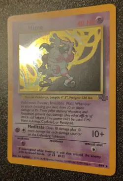 Possible PSA 9-10. Mr. Mime Holo Rare 1999 Pokemon Card #6 - Image 2