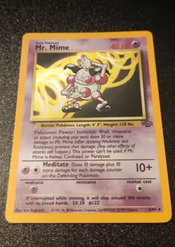 Possible PSA 9-10. Mr. Mime Holo Rare 1999 Pokemon Card #6 - Image 4