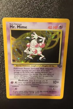 Possible PSA 9-10. Mr. Mime Holo Rare 1999 Pokemon Card #6 - Image 5