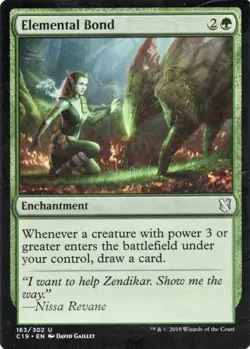 Elemental Bond - Commander 2019 (C19) NM Never Played MTG Card - Image 1
