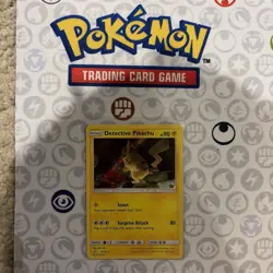 Pikachu Holo Ultra Rare 10/18 Detective Pikachu Special Set Pokemon Card - Image 1
