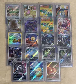 19 Card Illustration Rare Lot Mix Of Japanese And English Modern Sets All NM - Image 1