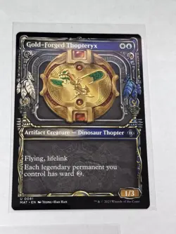 Gold-Forged Thopteryx Showcase March of the Machine: The Aftermath #81 - Image 1