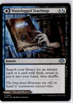 Waterlogged Teachings Modern Horizons 3 Regular NM U 0261 - Image 1