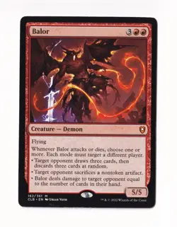 Magic the Gathering Commander Legends Battle for Baldur's Gate #162 Balor - Image 1