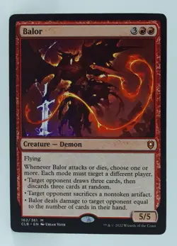 Magic the Gathering Commander Legends Battle for Baldur's Gate #162 Balor - Image 5