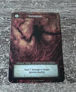 Sorcery Contested Realm - Immolation - Beta (B) - Image 1