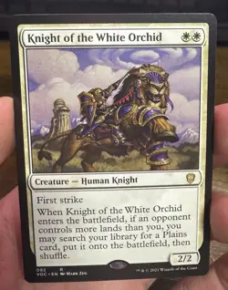 Knight of the White Orchid Commander: Innistrad: Crimson Vow Regular - Image 1