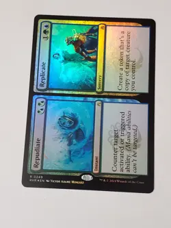 MTG - Repudiate Replicate - Ravnica Remastered Foil Counter Clone - Image 1
