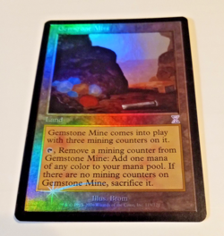 Magic The Gathering MTG Gemstone Mine Timeshifted Foil 2006 NM - Image 2