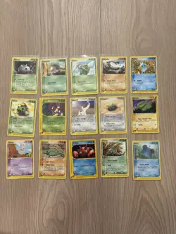 E-Series Mixed Pokemon Card Bundle TCG WOTC Vintage 15 cards Good Condition - Image 1