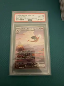 Charizard EX 199/165 Scarlet & Violet 151 English Card Pokemon TCG - PSA 10 - Image 1