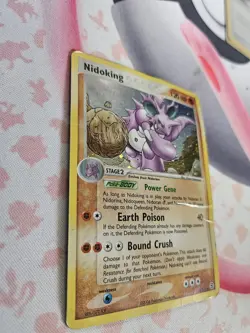 Pokemon TCG Nidoking 8/112 EX FireRed & LeafGreen Holo Rare Card 2004 - Image 2