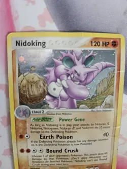 Pokemon TCG Nidoking 8/112 EX FireRed & LeafGreen Holo Rare Card 2004 - Image 5