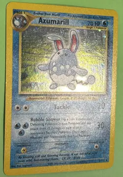 Pokemon Azumarill 2/111 Neo Genesis Unlimited Rare Holo NO PLAY NEAR MINT - Image 2