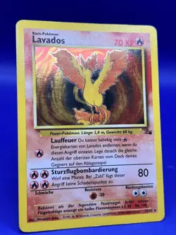 German Lavados Pokemon Fossil Set HOLO Moltres 12/62 US Seller LP-MP - Image 2
